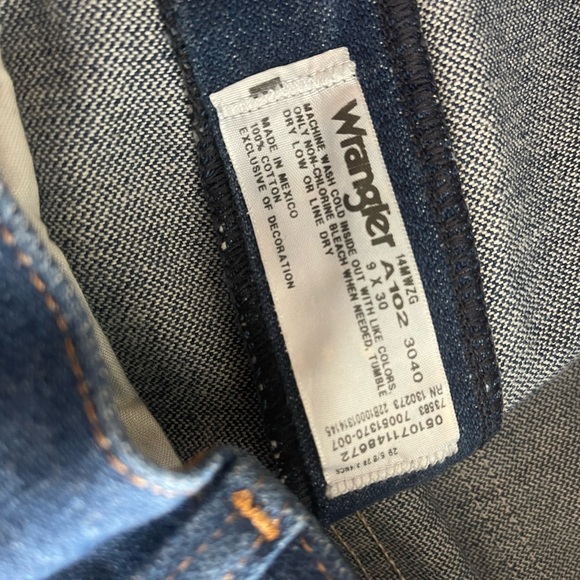 Wrangler 13MWZ Cowboy Cut Original Fit prewashed indigo jeans - Picture 5 of 7